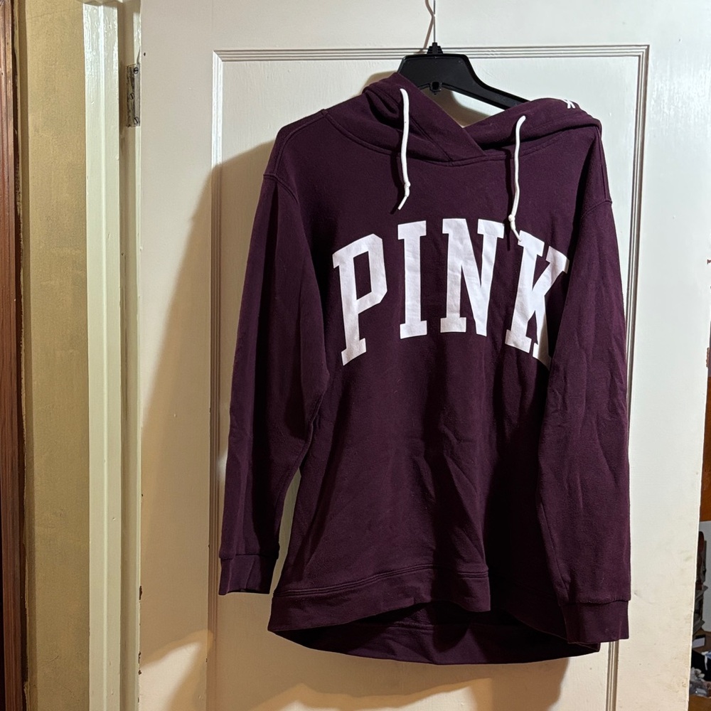 PINK Victoria's Secret Burgundy Hoodie